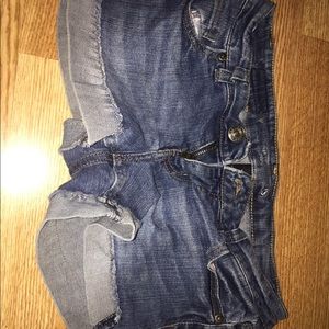 Dark Blue Jean Shorts